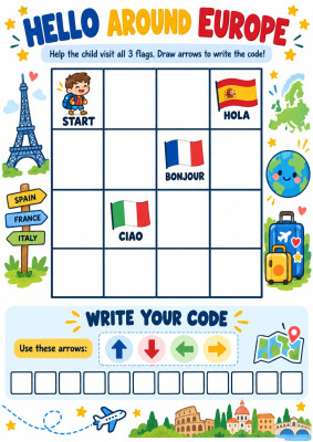 Hello Around Europe: A Coding Journey!